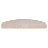 Stair Mats 30 pcs 65x24x4 cm Taupe Half Round Large 3365755