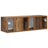TV Wall Cabinet Old Wood 98 x 31 x 29.5 cm Engineered Wood 892245