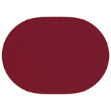 Table Cloth 5 pcs Oval Wine Red 160 x 220 cm 42040407