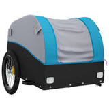 Bike Trailer Black and Blue 30 kg Iron 94121