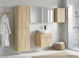 Bathroom Cabinet Set 5 pcs Sonoma Oak Engineered Wood 3407353