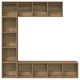 Book Cabinets 3 pcs Artisan Oak Engineered Wood 3328550