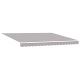 Retractable Awning Manual Light grey 400 x 300 cm Fabric 3330644