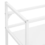 Bathroom Washbasin Frame White 40x38x83 cm Iron 338484