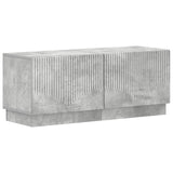 5 Piece LED TV Cabinet Concrete Grey Engineered Wood 3416842