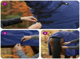 Horse Blanket Full Navy Blue 105 cm Polyester 42013120