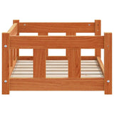 Dog Bed Wax Brown 65.5 x 50 x 28 cm Solid Pine Wood 869883