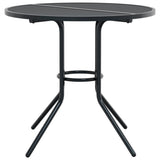 Stackable Garden Chair Set 5 pcs Anthracite Powder-coated Steel 3283757