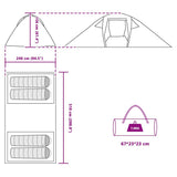 Tunnel tent Grey and Orange 510 x 240 x 156 cm Taffeta 42001165