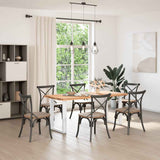 Dining Table Legs U-Shaped 2 pcs White 70x cm Steel 4013185