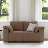 Sofa Brown 160 x 77 x 82 cm Fabric 4105221