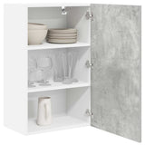 Hanging Cabinet Concrete Grey and White 50 x 31 x 80 cm 884269