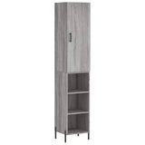 Highboard Grey Sonoma 34,5x34x180 cm Engineered Wood 3198991