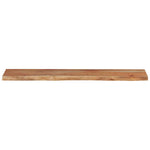 ZNTS Wall Shelf 100x20x2.5 cm Rectangular Solid Wood Acacia Live Edge 370228