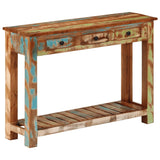 Console Table 110x30x76 cm Solid Wood Reclaimed 376705