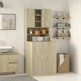 Washing Machine Cabinets 2 pcs Sonoma Oak Engineered wood 3307666