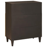 Sideboard Black and Gold 60 x 33 x 75 cm Solid Mango Wood 4017853