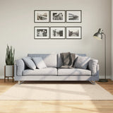 Rug HUARTE Short Pile Soft and Washable Beige 160x160 cm 375021