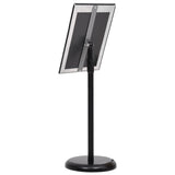 A3 Pedestal Poster Stand Black Aluminium Alloy 51206