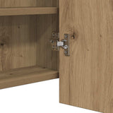 LED Mirror Cabinet Artisan Oak 100 x 12 x 45 cm Engineered Wood 875043