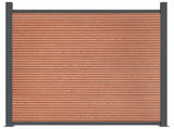 Fence Panel Brown 1045x186 cm WPC 3282803