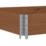Pallet Collar Brown 150x100 cm Solid Wood Pine 4010304