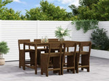 Garden Bar Set Honey brown Solid pine wood Medium Footrest 3157814