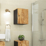 Bathroom Wall Cabinet 38x33x48 cm Solid Wood Mango 351990