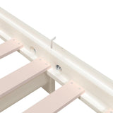 Stack Bed without Mattress White 80x200 cm Solid Wood Pine 820398