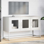 ZNTS TV Cabinet White 100.5x39x60.5 cm Cold-rolled Steel 853343