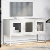 ZNTS TV Cabinet White 100.5x39x60.5 cm Cold-rolled Steel 853343