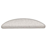 Stair Mats Self-adhesive Sisal-Look 15 pcs 56x17x3 cm Platina 326858