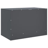 TV Cabinets 2 pcs Anthracite 67x39x44 cm Steel 841696