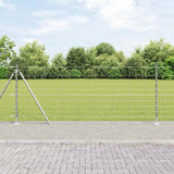 Welded Wire Fence with Concrete Base 25 x 1 m 3351507