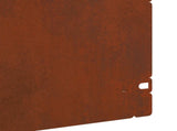 Lawn Edgings 20 pcs Rusty 103 x 0.05 x 22 cm Weathering Steel 874847