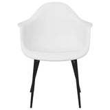 Dining Chairs 2 pcs White PP 338073