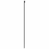 Sliding Door Black 102.5x205 cm Tempered Glass and Aluminium 155215