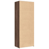 Highboard Brown Oak 70x42.5x185 cm Engineered Wood 3281426