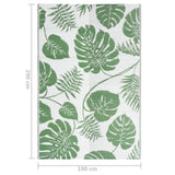 Outdoor Rug ARAKIL Green 190x290 cm PP 316938