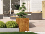 Planter Rusty 40x80x80 cm Weathering Steel 860779