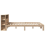 Bookcase Bed without Mattress 140x190cm Solid Wood Pine 3322511