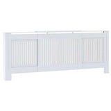 Radiator Cover 2 pcs White 205 x 20.5 x 81.5cm Engineered Wood 3403237