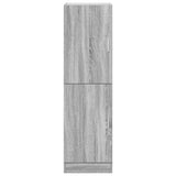 Kitchen Cabinet Grey Sonoma 38x41.5x131.5 cm Engineered Wood 860117