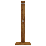 Outdoor Shower 210.5 cm Solid Acacia Wood and Stainless Steel 903122