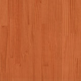 Bookcase Bed without Mattress Wax Brown 135x190 cm Double Solid Wood Pine 3321668