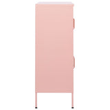 Storage Cabinet Pink Steel 80 x 35 x 101.5 cm Storage Cabinet 336139