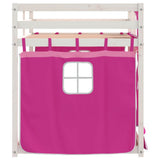 Bunk Bed without Mattress Pink 90x200 cm Solid Wood Pine 3283933