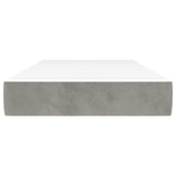 Pocket Spring Bed Mattress Medium Light Grey 100x203x20 cm Twin XL 347867