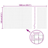 Euro Fence Steel 10x1.2 m Green 140586