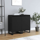 Sideboards 2 pcs Black 40x35x70 cm Engineered Wood 831071